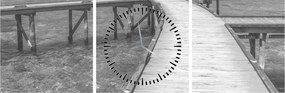 Tablou - Maldive (cu ceas) (90x30 cm)