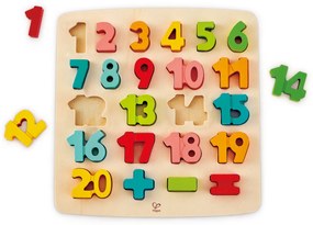 Puzzle din lemn - Matematica, numere dolofane