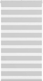 vidaXL Jaluzea tip zebra gri deschis lățime țesătură 85,9 cm poliester