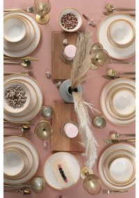 Set de veselă 24 piese bej/ceramică