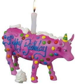 Cadouri Aniversare Vacuta Decorativa - Happy Birthday