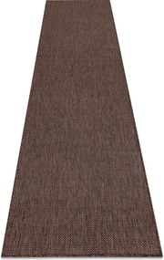 Covor, traversa SISAL SION A5165A Melanj țesute plate maro