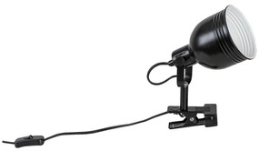 Lampă cu clemă 1xE14/25W/230V neagră Rabalux 3092