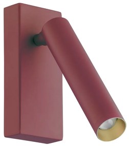 Aplica LED cu spot design modern Rio rosu