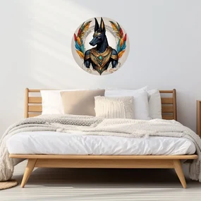 PIPPER. Autocolant circular de perete „Anubis” mărimea: 60cm