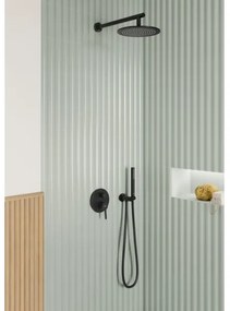 Villeroy & Boch TVC000462000K5 - Suport pentru duș cu racord, negru mat