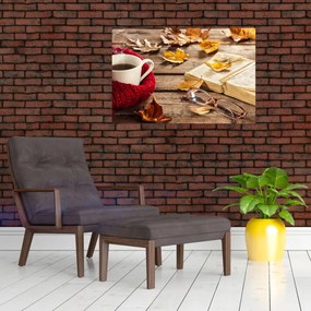 Tablou - Ceainărie de toamnă (90x60 cm)