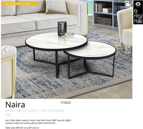 Set de 2 Masute de cafea design modern Naira