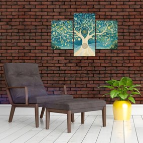 Tablou – Arbore magic cu spirale (90x60 cm)