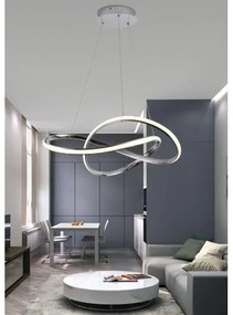 Lustră LED dimabilă pe cablu Brilagi COSMOWAVE LED/70W/230V 3000-6500K crom + telecomandă