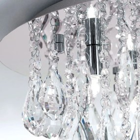 Plafoniera cristal K9 design elegant CELESTE D-45 crom