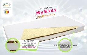 Saltea Fibra Cocos Merinos 120x60x11 cm