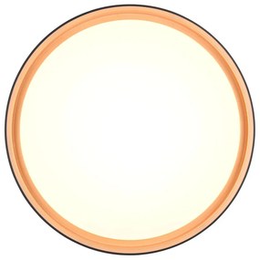 Plafonieră neagră LED ø 40 cm Felis – Trio