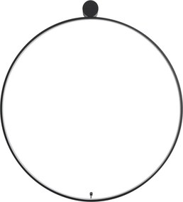Aplica circulara LED IP44 diametru 80cm Visual negru