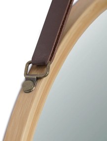 Oglinda de perete B053 NAT, bambus