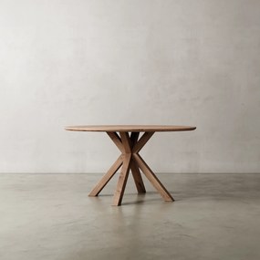 Masa rotunda din lemn • model ERDA | Dimensiuni: 130 x 76 cm