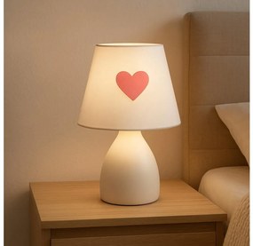 ONLI - Lampă pentru copii TITTA, 1xE14, 6W, 230V, 20 cm, albă