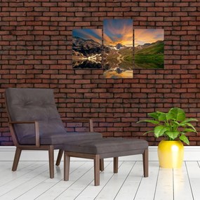 Tablou - Oglindirea în lacul montan (90x60 cm)