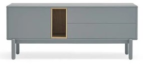 Masă TV albastră/gri 140x56 cm Corvo – Teulat