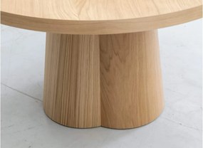 Masă lemn masiv Dining Cloud 130 (+50) x 77 cm