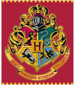 Harry Potter Red coral fleece, pătură polar 120x150cm