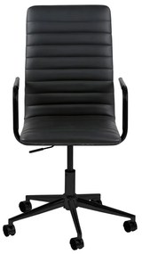 Scaun de birou pe roți Actona Wislow, negru