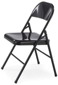 Scaun pliabil Acton, negru