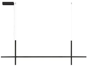 Lustra LED suspendata stil minimalist LOOMA negru