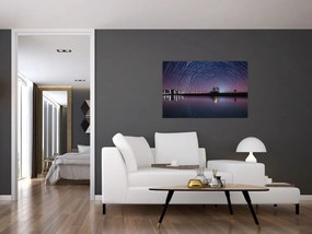 Tablou cu cerul nocturn și stele (90x60 cm)