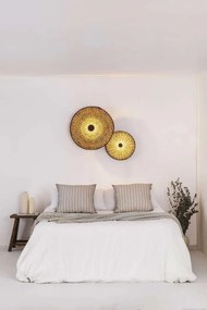 Aplica de perete/tavan design natural din ratan COSTAS 60cm