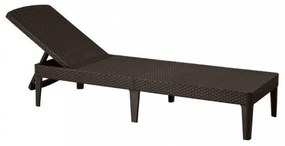 Șezlong de grădină Jaipur, maro whisky