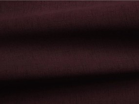 Scaun de sufragerie burgundy din lemn masiv Erika – Makamii