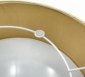 Plafonieră LED SIRJA, 36W/230V, Ø 45 cm, maro/auriu