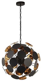 Searchlight 3074-4BG - Pendul DISCUS suspendat pe cablu, 4xE14/60W/230V