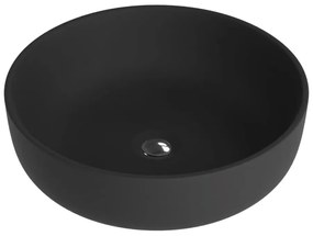 Lavoar pe blat Rune Ulrik rotund 41.5 cm negru mat