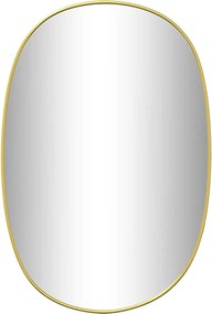 vidaXL Oglindă de perete, auriu, 50x35 cm