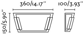 Aplica de perete Twin-2 66183