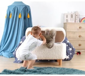 Taburet PIXI, 37 x 61 cm, alb