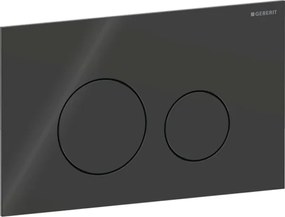 Clapeta actionare dubla rezervor wc ,sticla neagra, Geberit Sigma40 Sticla neagra