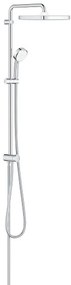 Coloana de dus cu comutator, culoare crom, Grohe Tempesta Cosmopolitan 250 Cube