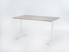 Birou reglabil electric Viva Upgrade 2.0, dual motor, 120 kg - 1600x800x25 - Robson - Alb