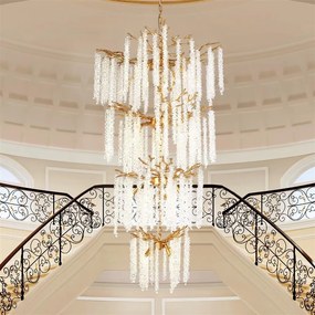Lustra casa scarii cristal design lux elegant BELLE