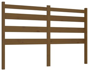 818433 vidaXL Tăblie de pat, maro miere, 166x4x100 cm, lemn masiv de pin