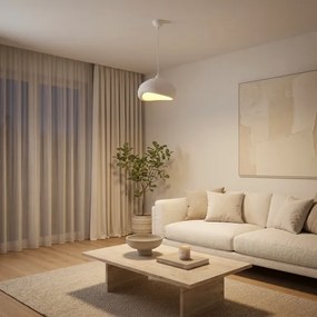 Brilagi - Lampă suspendată WABI SABI pe cablu, 1xE27/40W/230V, Ø 32 cm, albă