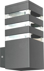 Aplica de exterior LED RGBW TEKSAS, reglabilă, 1xE27/12W/230V IP44, antracit