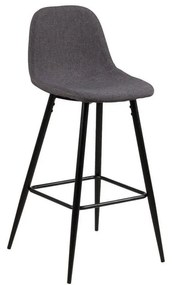 Scaun de bar negru/gri 101 cm Wilma – Actona