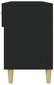 Pantofar, negru, 102x35x55 cm, lemn compozit