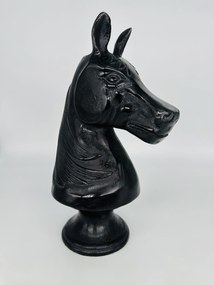 Statueta Black Knight Chess 18x13,5x31cm
