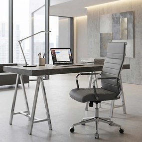 Scaun de birou cu manere metalice OFF 937 gri