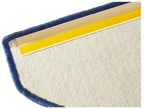 Covorașe pentru scări albastre cu bandă adezivă 15 buc. 23x65 cm Fancy – Hanse Home